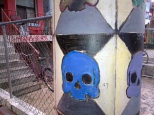Kensington Market Street Art Skull