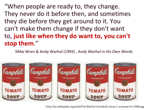 Andy warhol quote