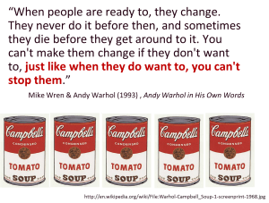 Andy warhol quote