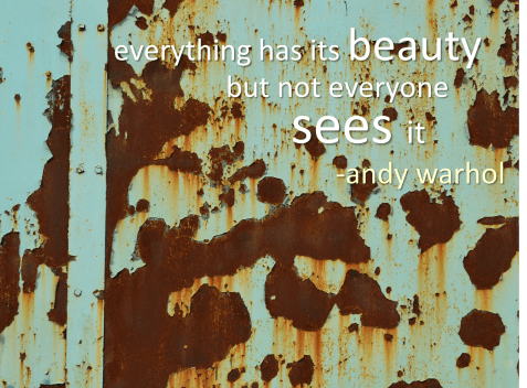 everything has beauty